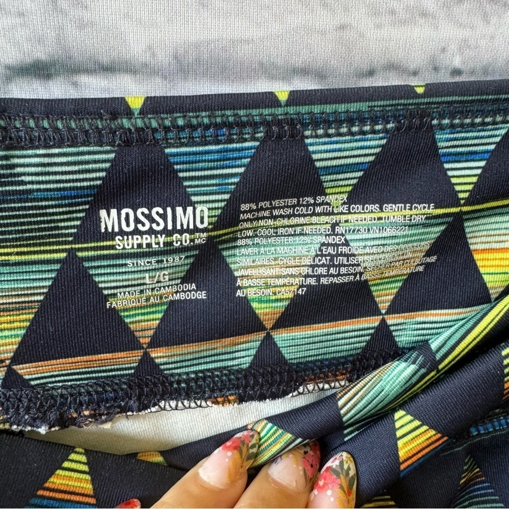 Mossimo Tribal Geometric Print Leggings/Yoga Pants Women’s Large - Picture 4 of 5